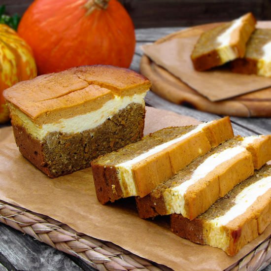 Pumpkin & Orange Cheese Bread