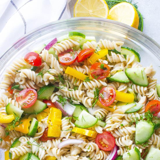 Vegetable Herb Pasta Salad