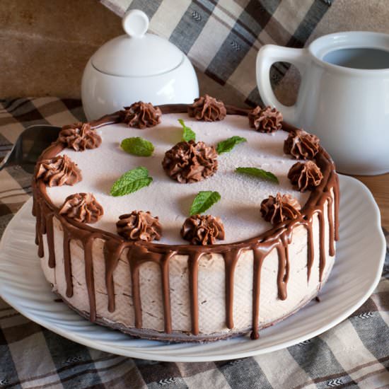 ICED CHOCOLATE CAKE