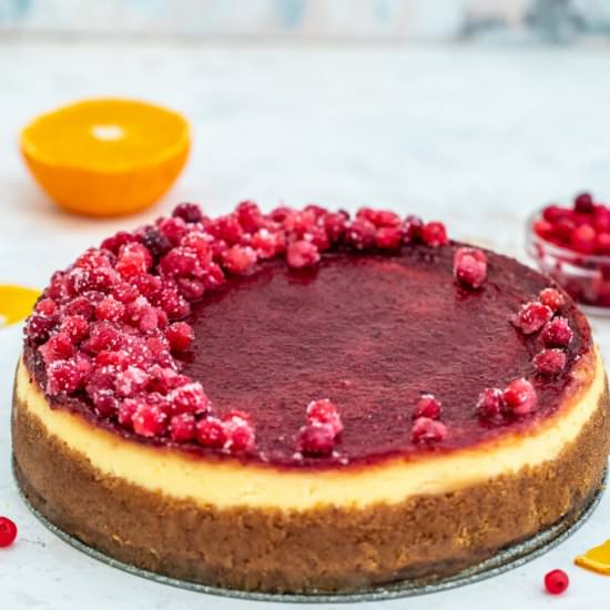 Cranberry Cheesecake