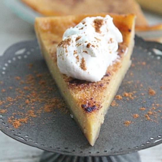 Crustless Custard Pie