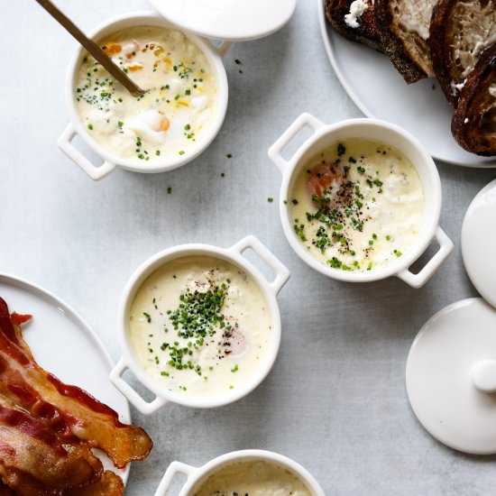 Eggs en Cocotte (Baked Eggs)