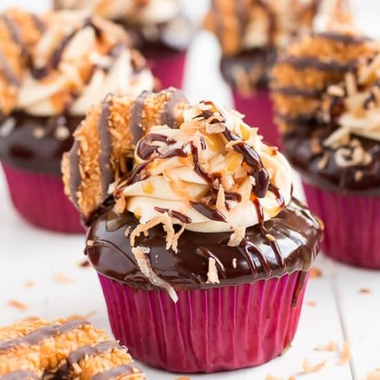 SAMOA CUPCAKES