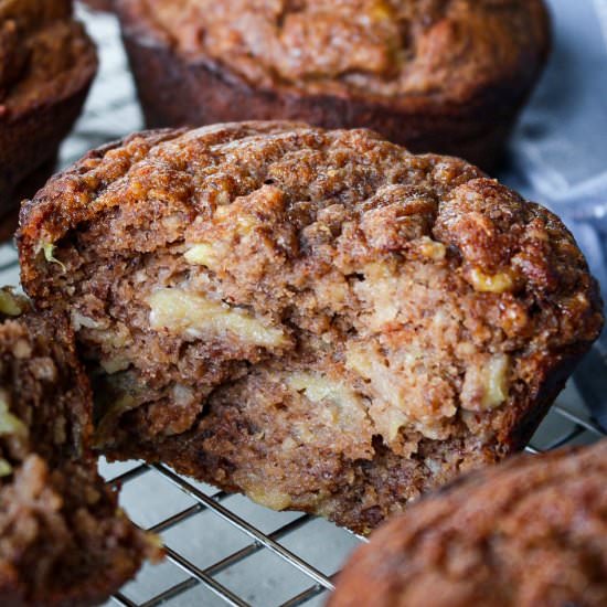 Gluten-Free Banana Cocoa Muffins