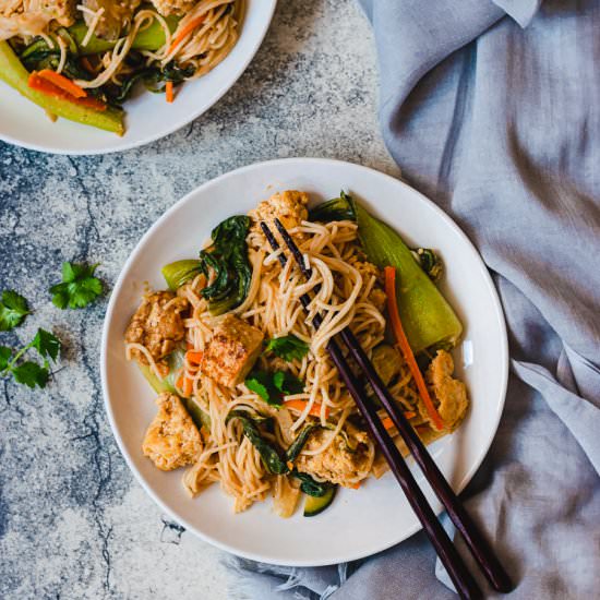 Peanut Noodle Stir Fry
