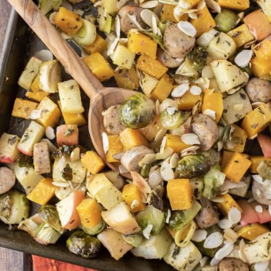 Sheet Pan Sausage and Veggies