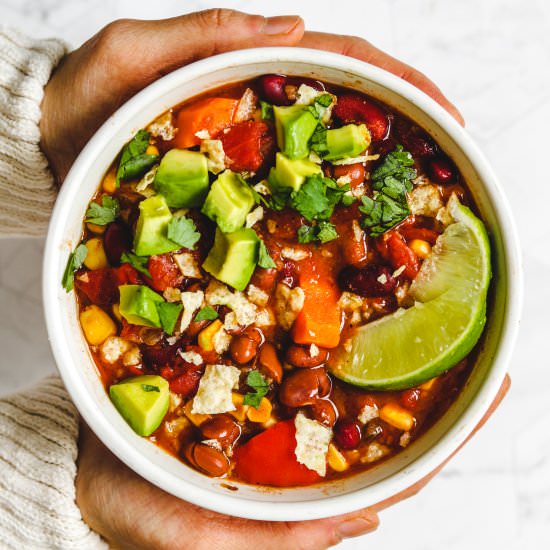 instant pot vegan chili
