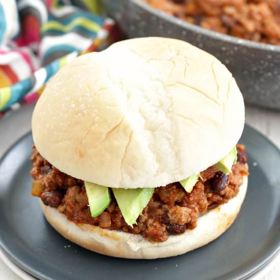 Tex Mex Sloppy Joes