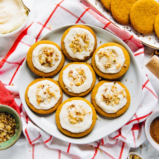 Rolled Pumpkin Spice Cookies