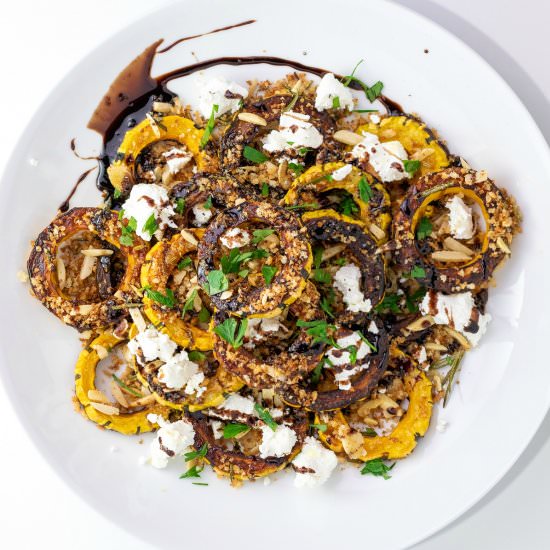 Roasted Delicata Squash Rings