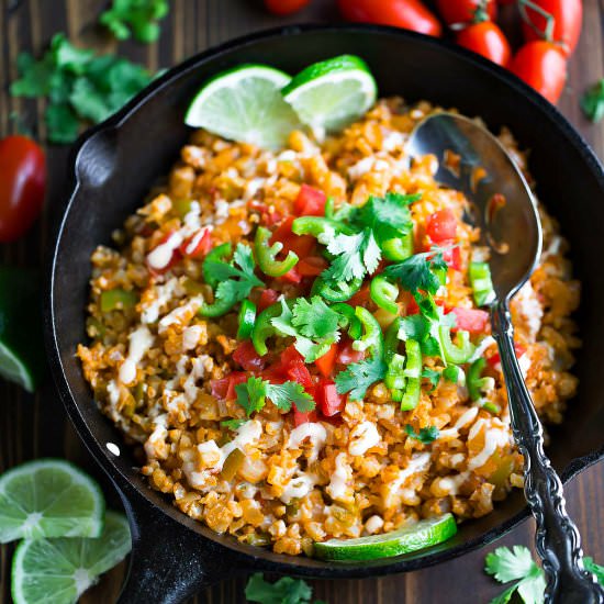 Mexican Cauliflower Rice