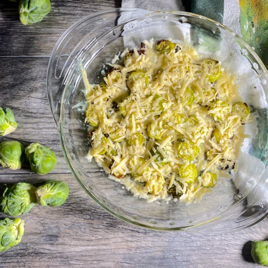 Crispy Parmesan Brussels Sprouts
