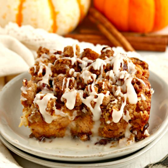 Pumpkin French Toast Casserole