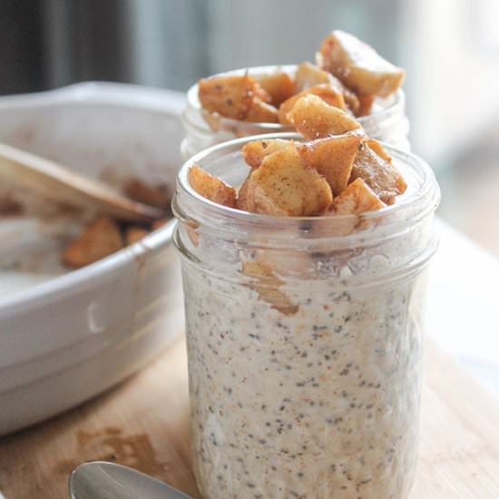 Apple and Cinnamon Overnight Oats