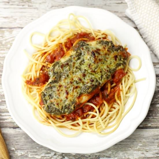 Pesto Mozzarella Chicken