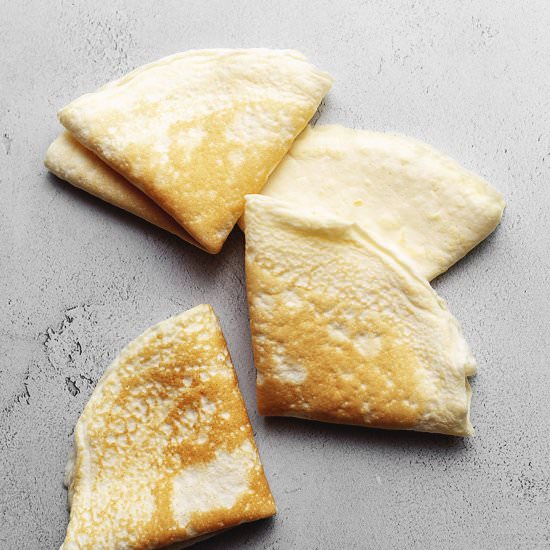 Easy 4 Ingredient Keto Crepes