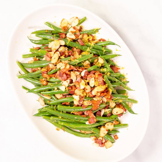 Bacon Green Beans Almondine