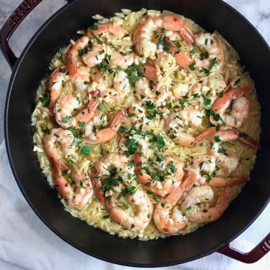 One-Pan Shrimp Scampi