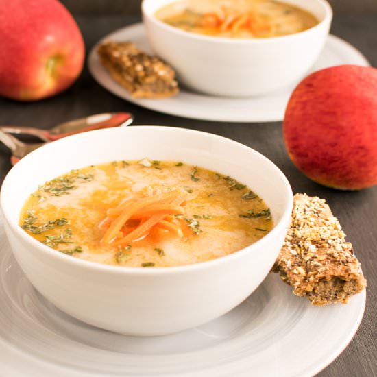 Spiced Apple Carrot Soup