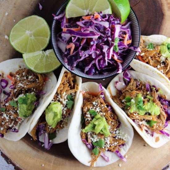 Pulled Pork Street Tacos