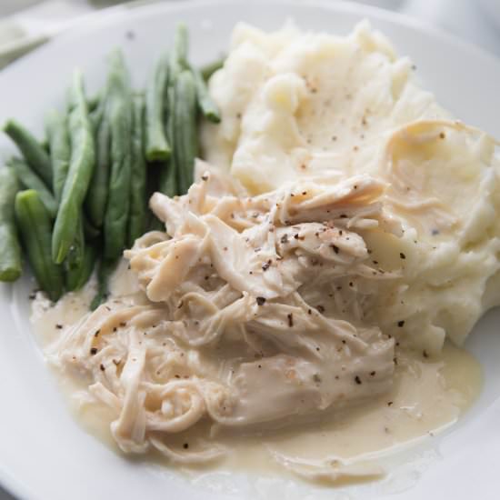 Crockpot Chicken and Gravy