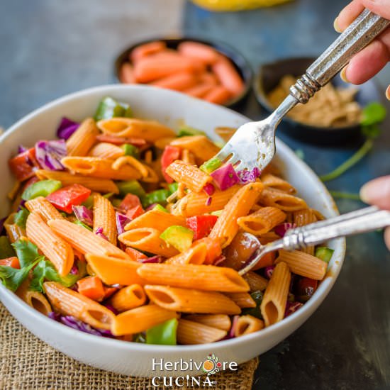 Vegan Thai Pasta Salad