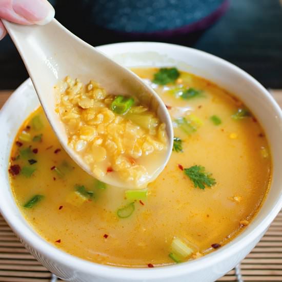 Detox Soup with Red Lentils