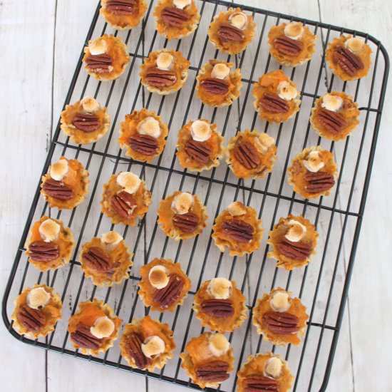 Phyllo Shells Sweet Potato Bites