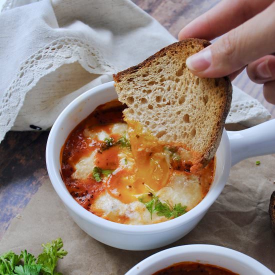 Individual italian baked eggs