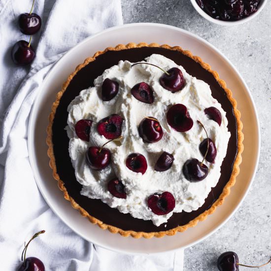 Chocolate Cherry Tart