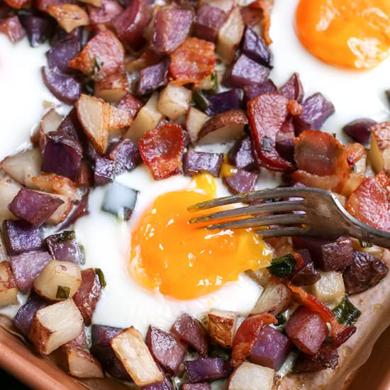 Paleo Sheet Pan Hash and Eggs