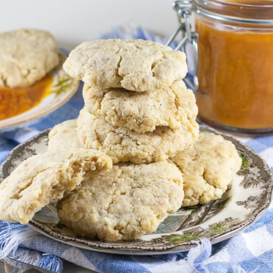 Almond Flour Biscuits, GF and vegan