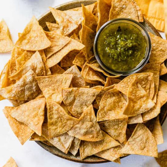 Homemade Gluten Free Tortilla Chips