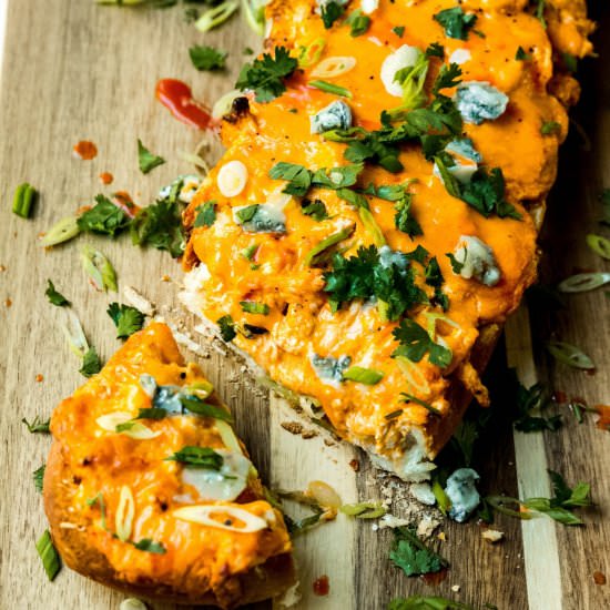 Buffalo Chicken Stuffed Bread