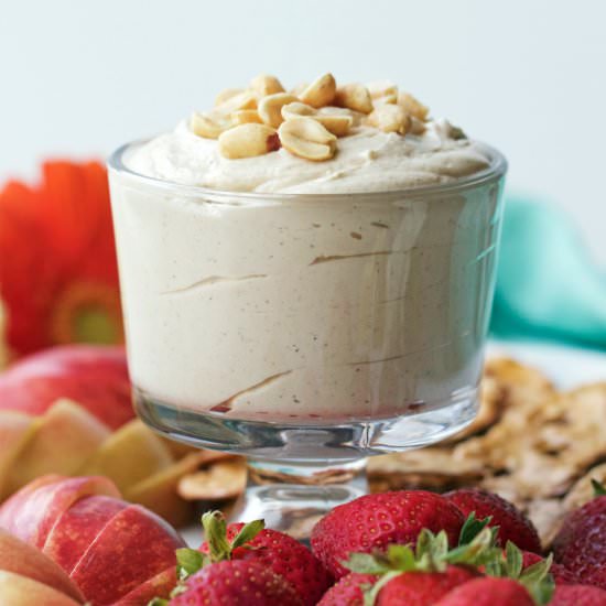 Fluffy Peanut Butter Protein Dip