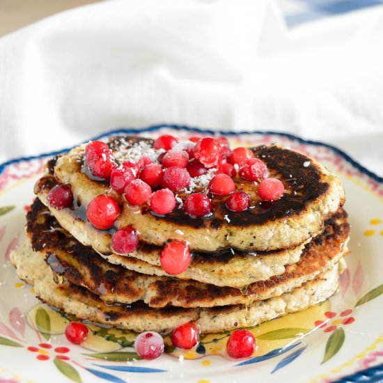 vegan coconut pancakes