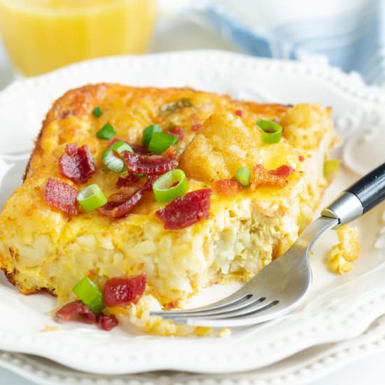 Tater Tot Breakfast Casserole