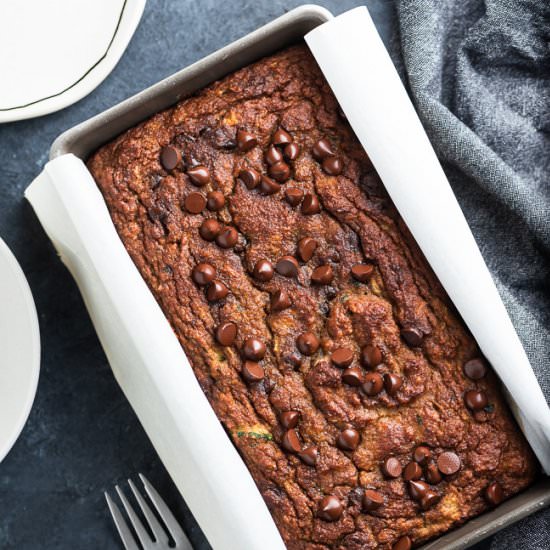 Paleo Zucchini Banana Bread