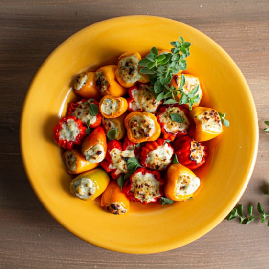 Ricotta Stuffed Mini Peppers