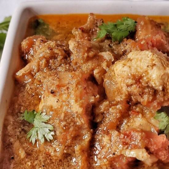 Instant pot Chettinad chicken curry