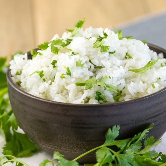 Pressure Cooker Cilantro Lime Rice