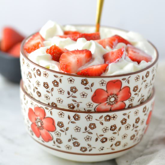 Strawberry Shortcake Oatmeal