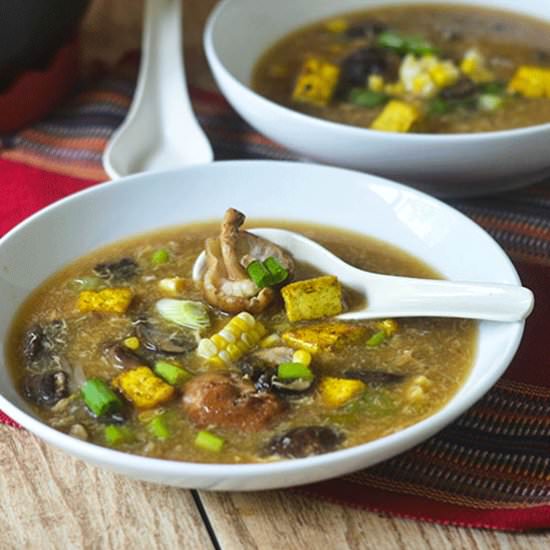 Hot & Sour Mushroom Soup