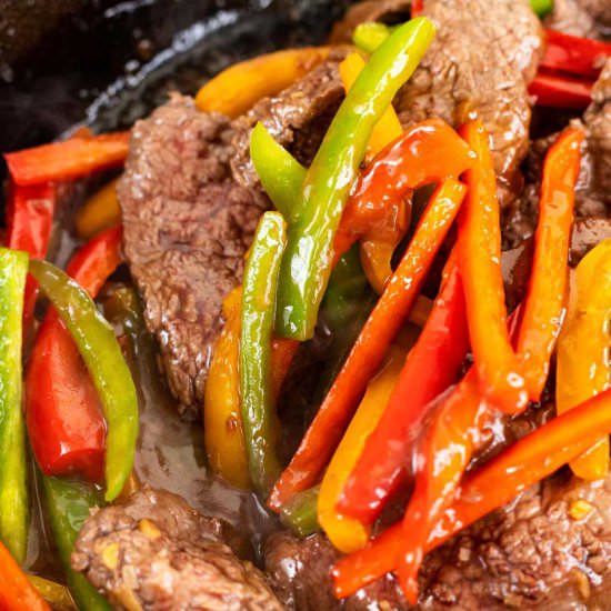 Chinese Pepper Steak Recipe
