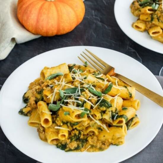 Instant Pot Pumpkin Ricotta Pasta