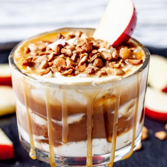 caramel apple cheesecake dip