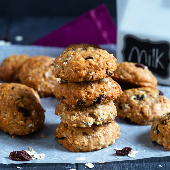 Applesauce Oatmeal Cookies