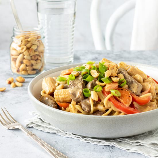 Beef Satay Noodles