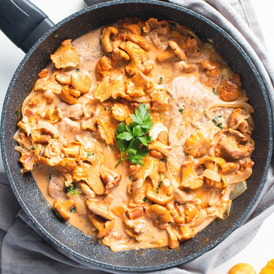 Jägerschnitzel Hunter’s cutlet