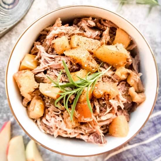 Diced Apple Slow Cooker Pulled Pork